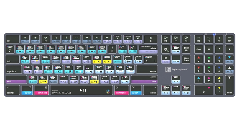 DaVinci Resolve<br>TITAN Wireless Backlit Keyboard - Mac<br>US English