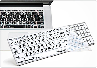 large print keyboard cover mac